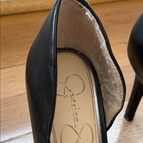Like New Jessica Simpson Leather 3in Heels - Picture 4 of 8